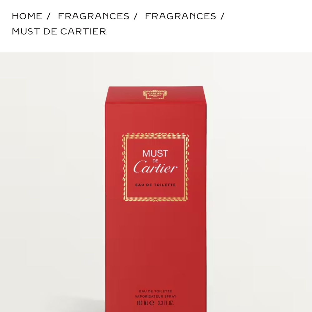 Cartier Must de Cartier Fragrance - Bold Red